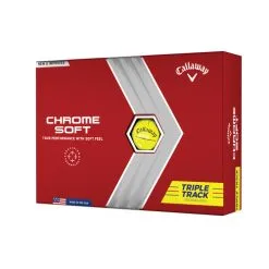 Callaway Chrome Soft Triple Track Yellow Golf Balls
