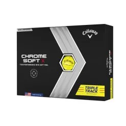 Callaway Chrome Soft X Triple Track Yellow Golf Balls