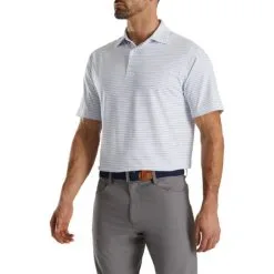 FootJoy Pencil Stripe Lisle Polo